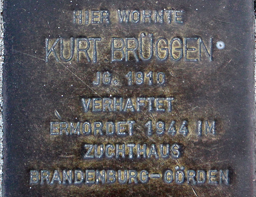 Stolperstein – Brüggen, Kurt