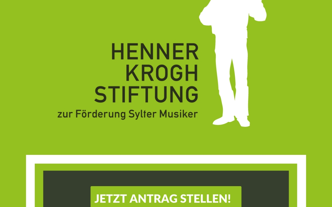 Zuschussmittel aus der Henner-Krogh Stiftung – jetzt beantragen!