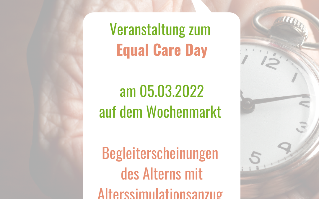Equal Care Day auf dem Wochenmarkt