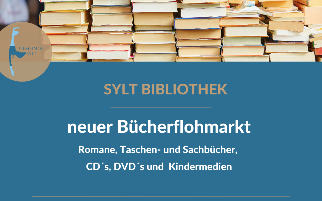 Neuer Bücherflohmarkt 05.-29.04.2023