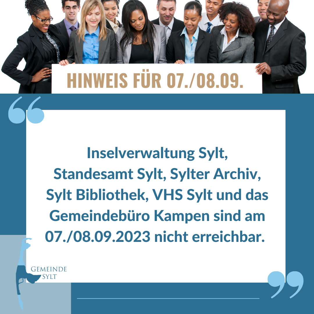 0191-08-2023 Inselverwaltung nicht erreichbar Betriebsausflug2