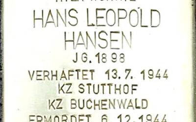 Stolperstein – Hansen, Hans Leopold