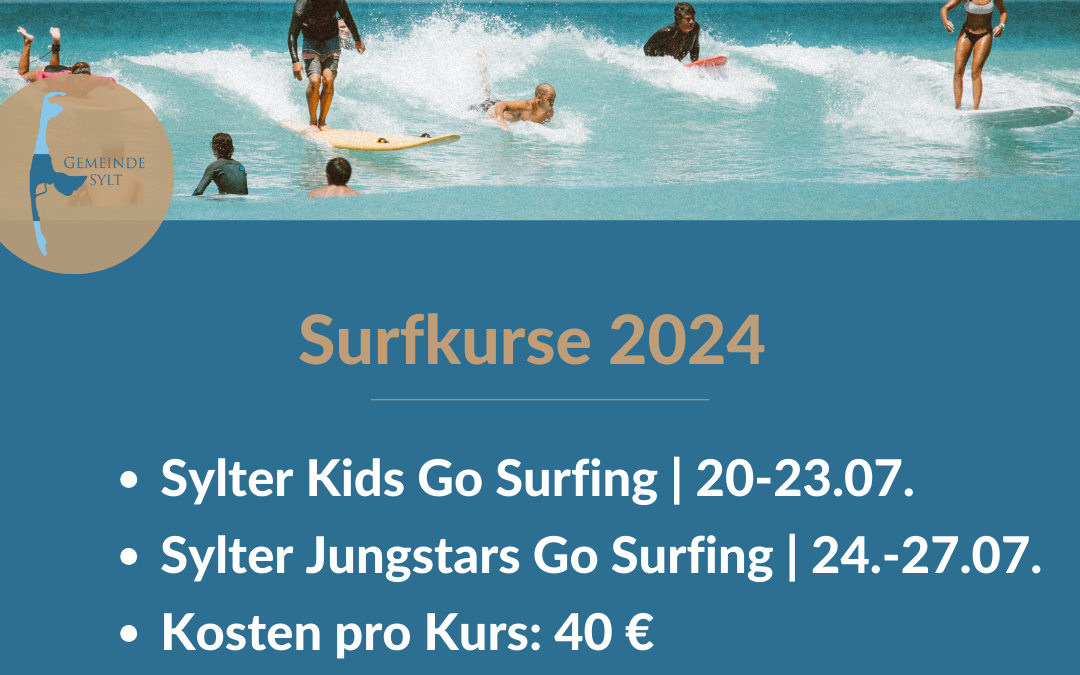 Surfkurse für Sylter Kids und Jugendliche 2024