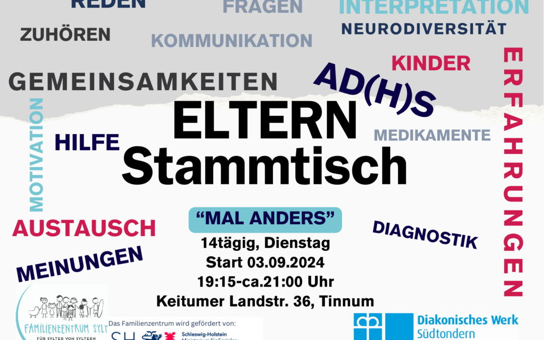 Familienzentrum Sylt: neuer Elternstammtisch zum Thema AD(H)S