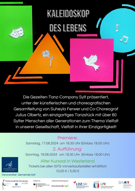 „Gezeiten-Tanz-Company“ am 17. und 18. August 2024