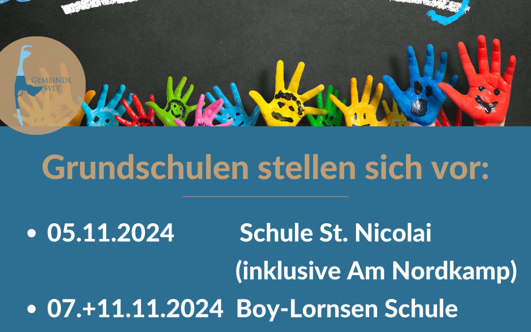 Einschulung 2025/2026 in den Grundschulen auf Sylt