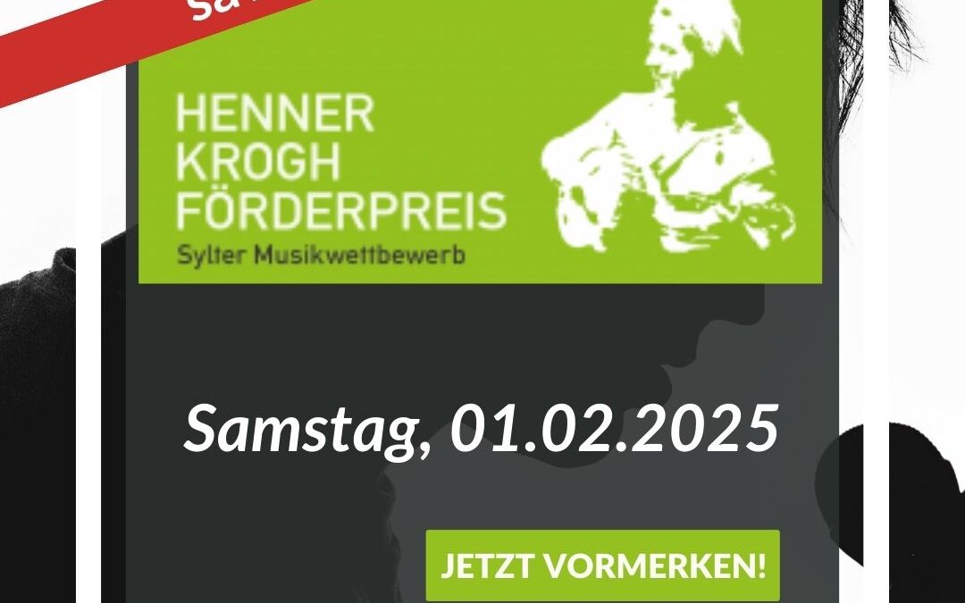 save the date: Henner-Krogh-Förderpreis am 01.02.2025