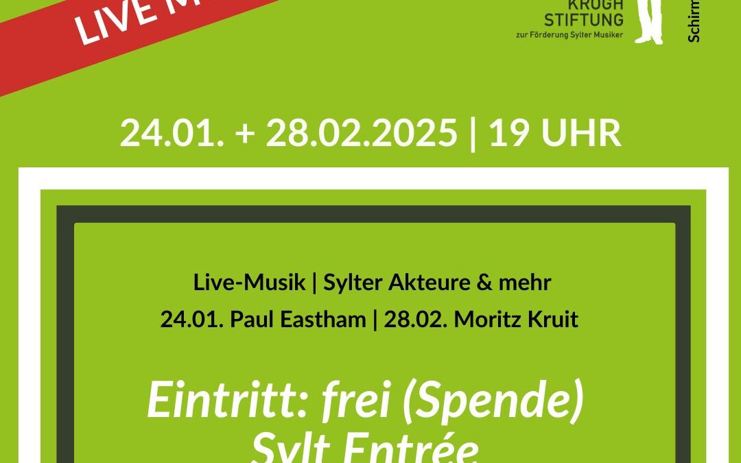 Henner Krogh: Unser Konzert Winter am 28.02.2025 mit Soul Pop und Preisträgern