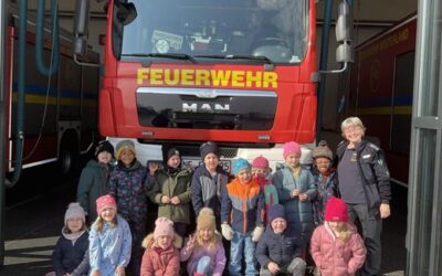 SYLT KITA zu Besuch bei der Freiwilligen Feuerwehr Westerland