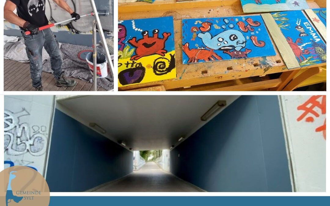 „Kids Art Open Gallery“: Sylter Kinder wollen die Bahnhofunterführung in Keitum erstrahlen lassen
