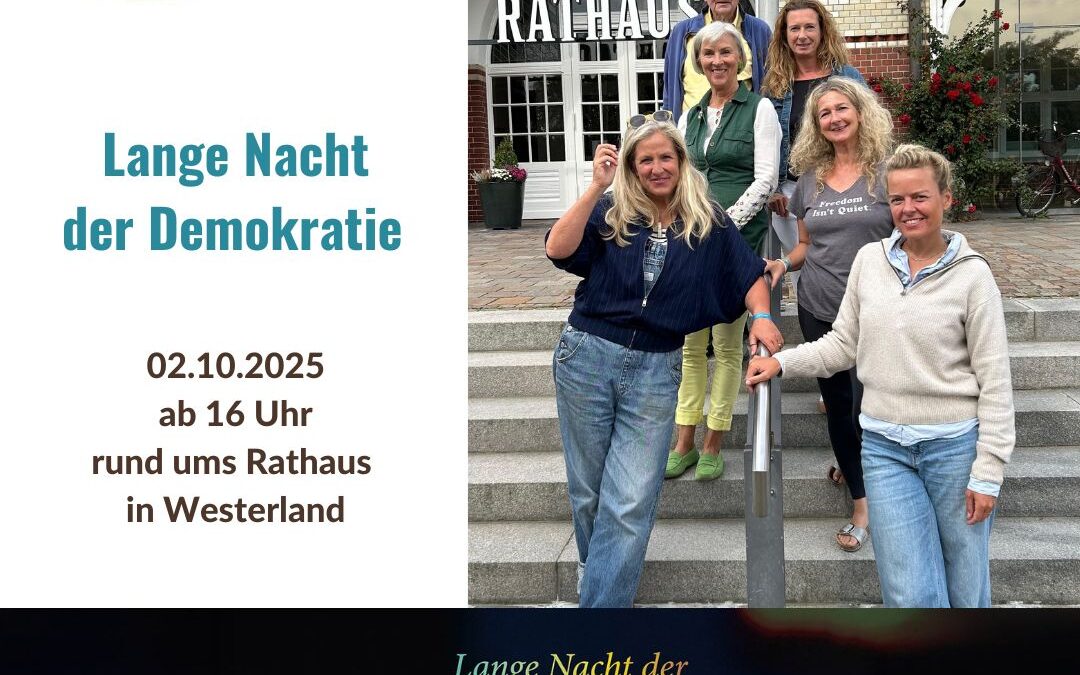 Lange Nacht der Demokratie auf Sylt am 2.10.2025