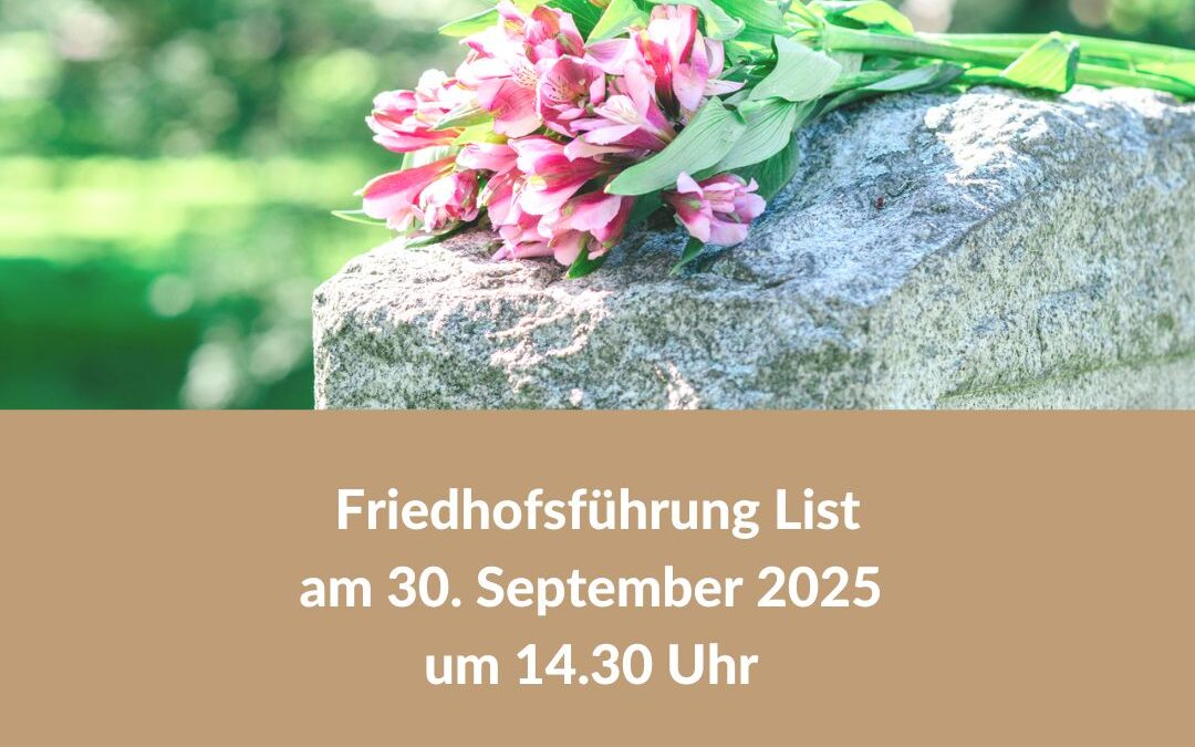 Der Seniorenbeirat lädt zu einer Führung über den Lister Dünenfriedhof