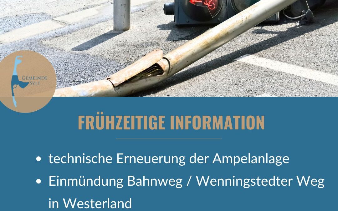 Frühzeitige Information über Montagearbeiten 3.-7.11.2025
