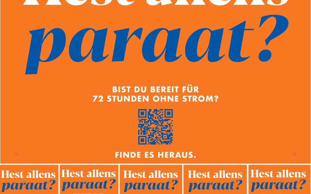 Plakate in allen Gemeinden: Aufklärungskampagne „Nordfriesland, sei bereit“ auch auf Sylt präsent