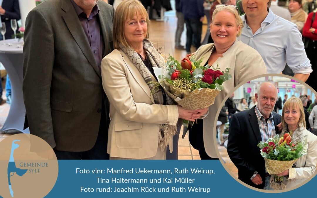 Gemeinde Sylt: Ruth Weirup verabschiedet sich in den Ruhestand
