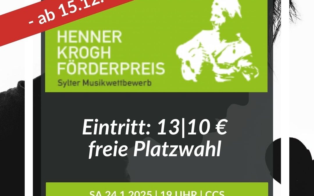 34. Henner-Krogh-Förderpreis am 24. Januar 2026