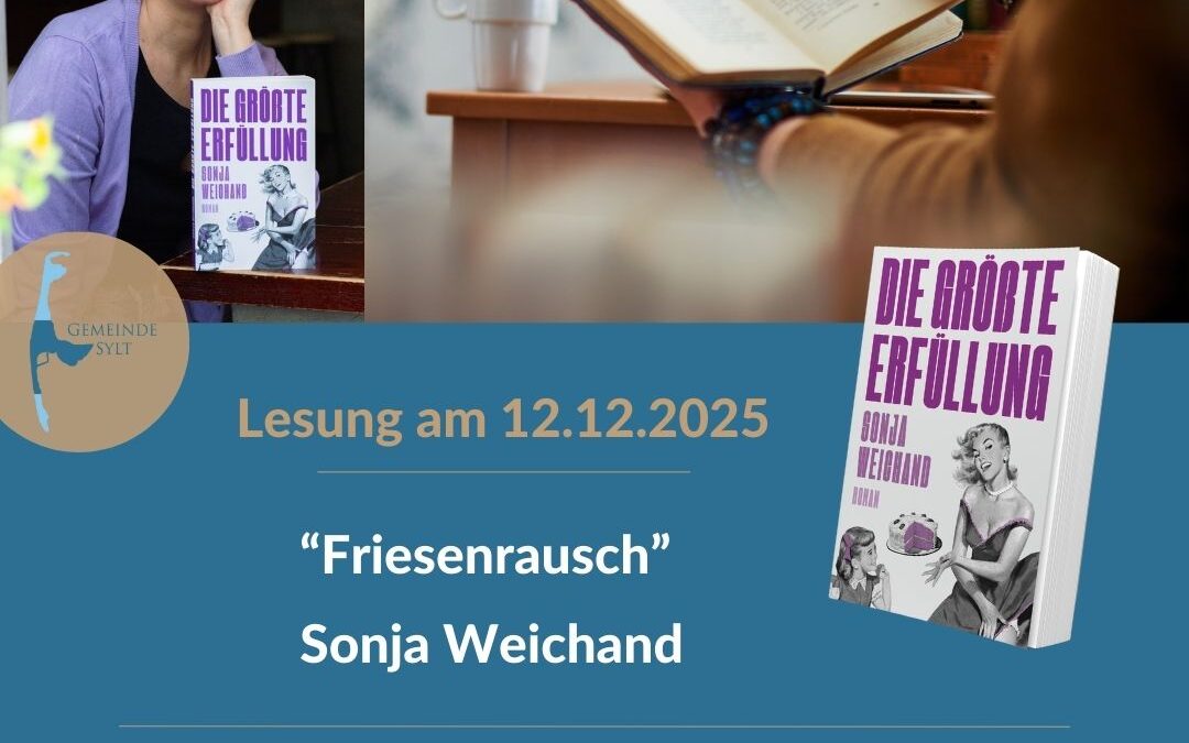 Sylt Bibliothek: Lesung mit Sonja Weichand am 12. Dezember 2025