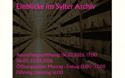 Erste Ausstellung seit über drei Jahren: „Räume zwischen den Dingen – Einblicke ins Sylter Archiv“ ab 6. Februar