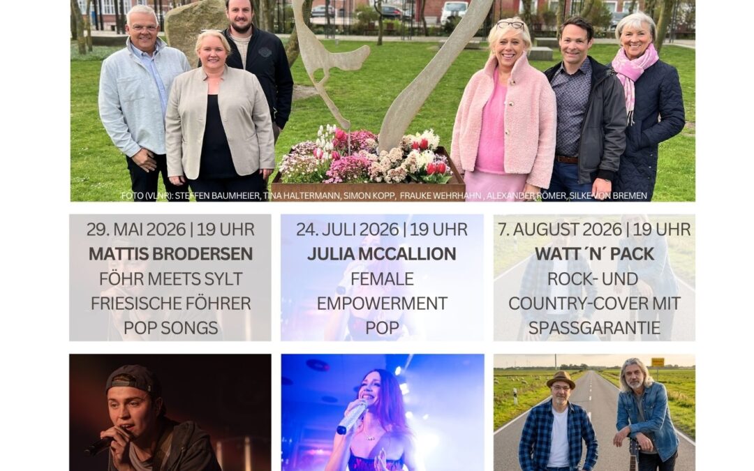 Neue kulturelle Welle im Rathauspark 3.0: Westerland startet in den Kultursommer