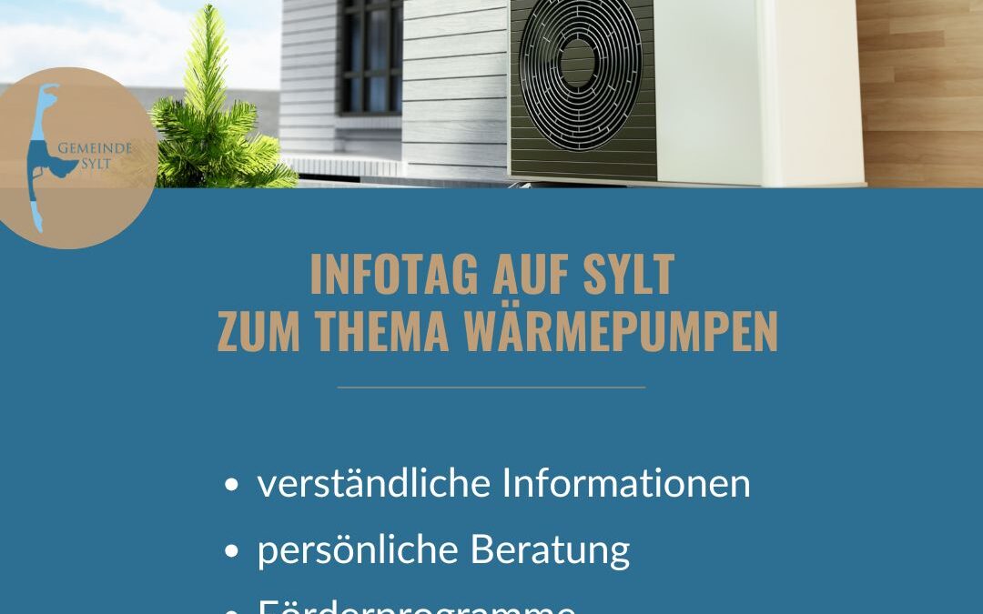Kostenfreier Wärmepumpen Infotag auf Sylt am 28.09.2026