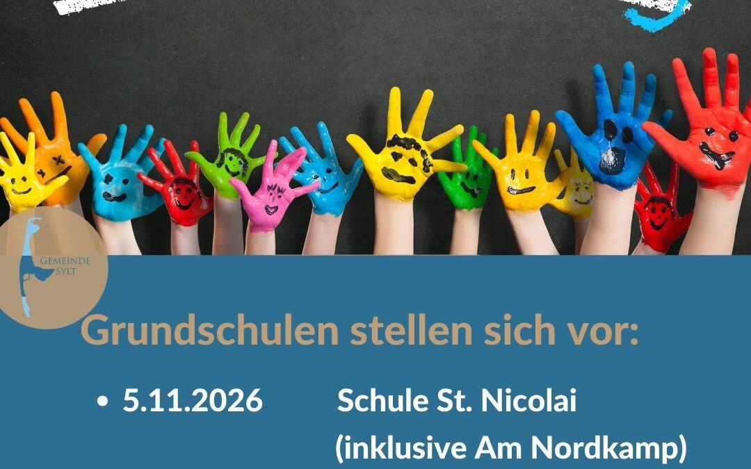 Einschulung 2027/2028 in den Grundschulen auf Sylt